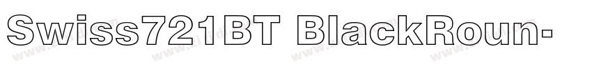 Swiss721BT BlackRoun字体转换